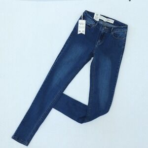 Barbell Apparel Skinny Jeans‎ Women's 24 Long Blue Denim Mid Rise Slim Fit NWT